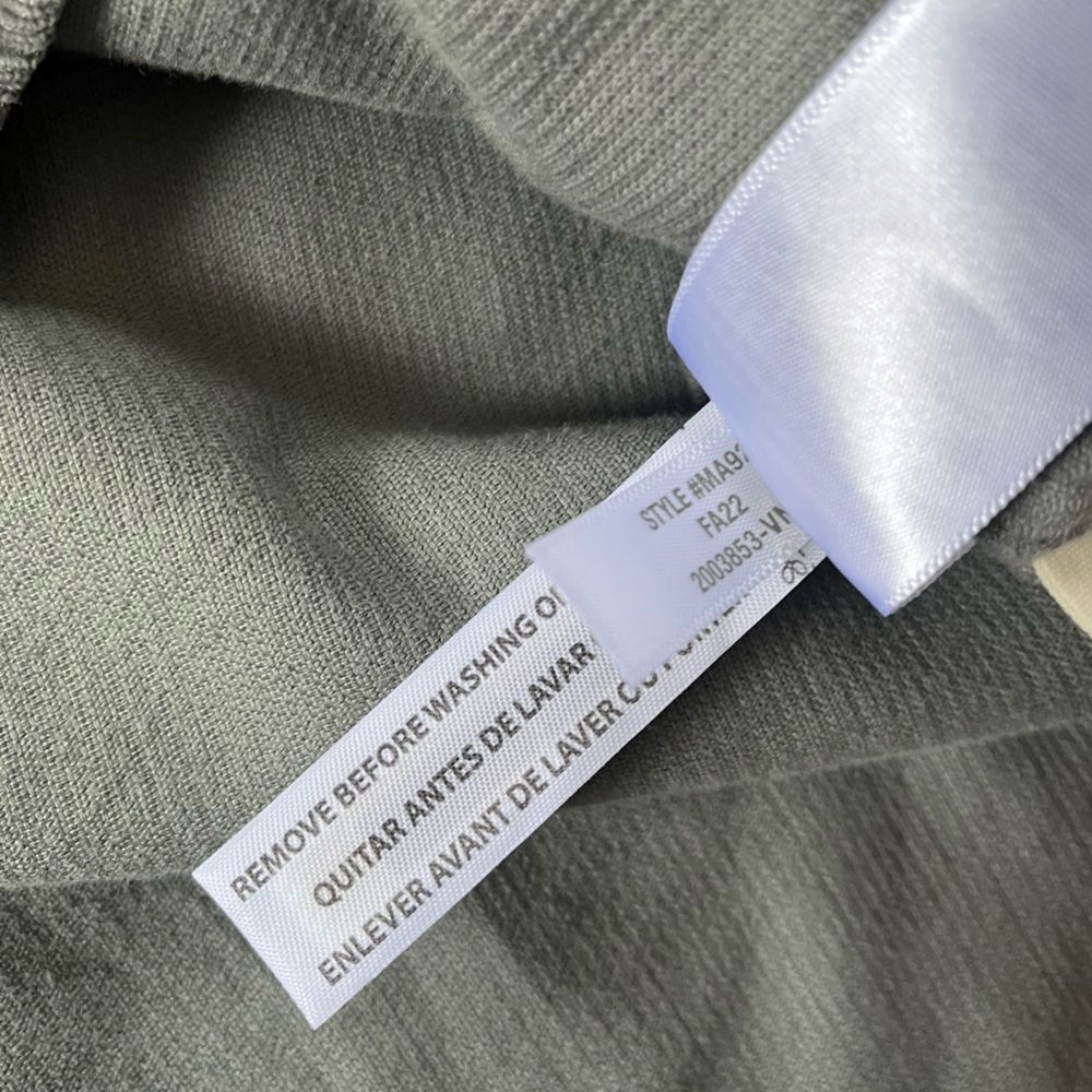 Madewell *GREY Corduroy Perfect Long-Sleeve Shirt Small - Picture 9 of 9